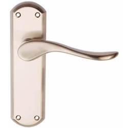 Dale Sigma Lever Latch Furniture - Satin Nickel Plated
