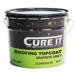 Cure-It Roofing Top Coat Graphite Grey