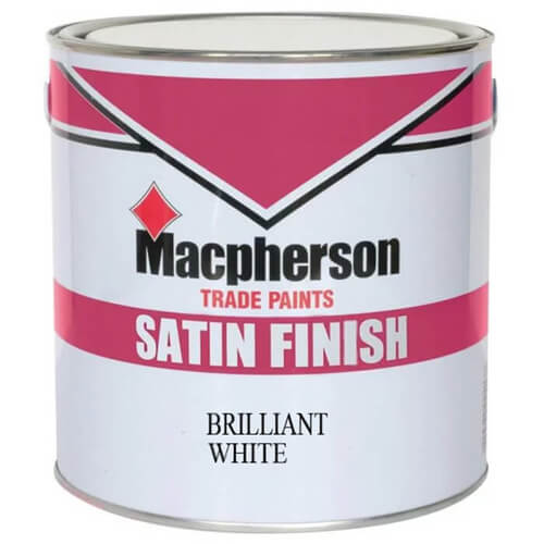 Macpherson Satin Finish Paint Brilliant White