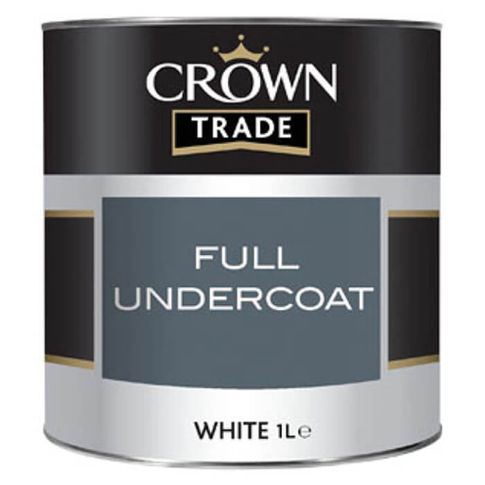 Crown Trade Full Undercoat Paint 1L Various Colours Available