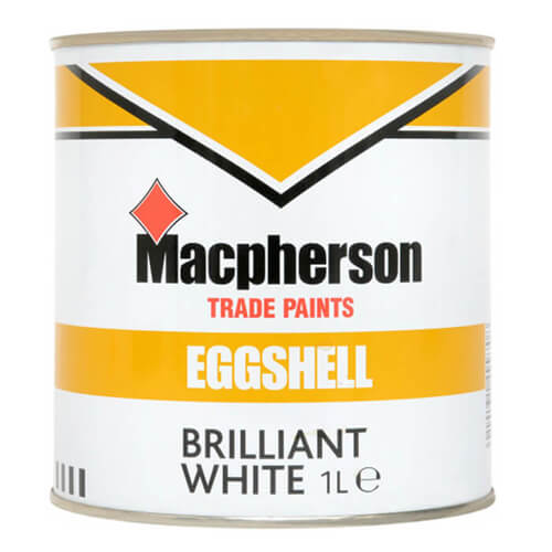 Macphersons Eggshell Paint Brilliant White