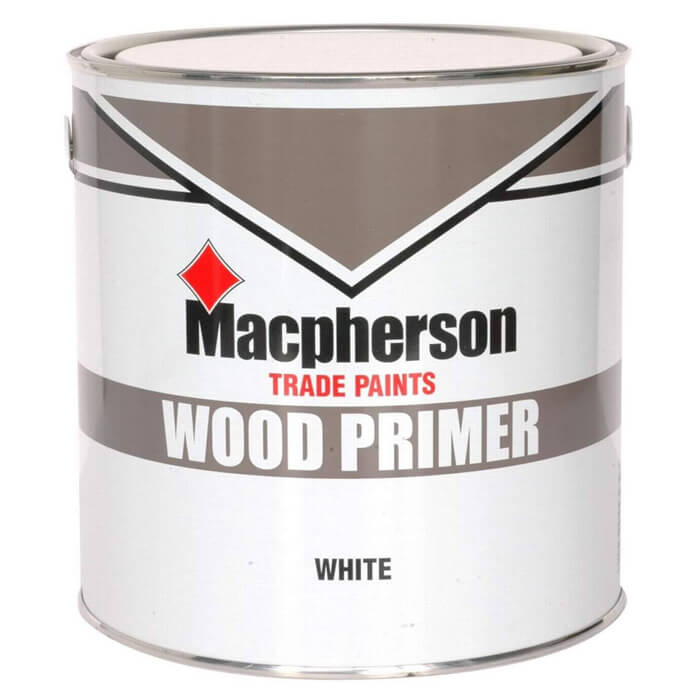 Macphersons Wood Primer Paint White 2.5L
