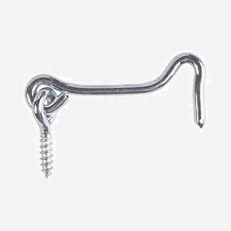 Dale 76mm Bright Zinc Plated Gate Hook And Eye