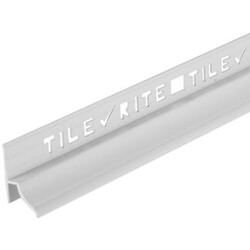 Tile Rite 1.8Mtr White Heavy Duty Bath Trim