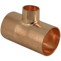 Masterflow Copper End Feed Reduced Branch Tee
