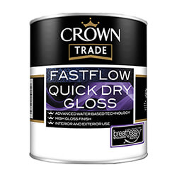 Crown Trade Fastflow Quick Dry Gloss Paint