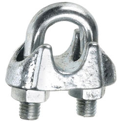 Chain Products Wire Rope Grip Bright Zinc Plated