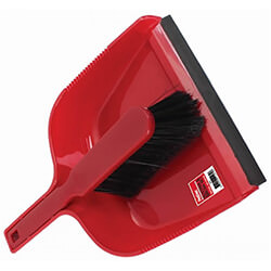 Rodo Red Dust Pan And Brush Set