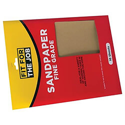 Rodo Fit For Job 10 Pack 230mm x 280mm Sandpaper Sheet