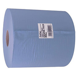 Rodo 190mm Wide x 150mtr Long Blue Centre Feed Towel