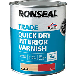Ronseal Trade Quick Drying Interior Varnish