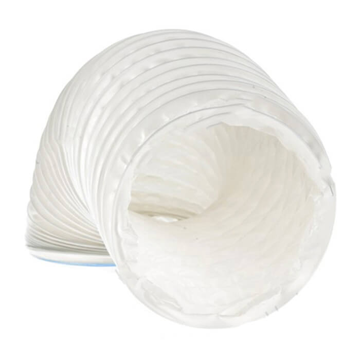 Manrose 100mm Diameter PVC Flexible Ducting White Length Available