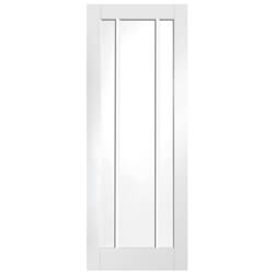 XL Joinery Worcester White Primed 3L Internal Glazed Door