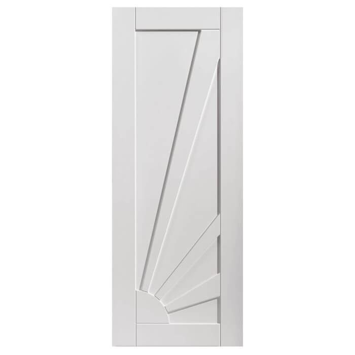 JB Kind Aurora White Primed 4-Panels Internal Door