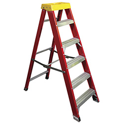 Rodo ProDec 6 Tread Fibreglass Step Ladder