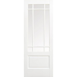 LPD Downham White Primed 9L Internal Glazed Door