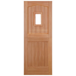 LPD Stable Un-Finished Hardwood M And T 1L Unglazed External Door