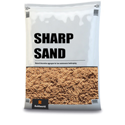 Buildworld Sharp Sand 25Kg Bag