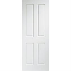 XL Joinery Victorian Pre-Finished White Moulded 4P Internal Door