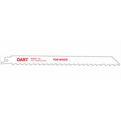 Dart S1111K Wood Cutting Reciprocating Saw Blade 205mm-Working length Pack Of 5