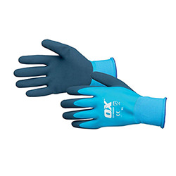 Ox Tools Waterproof Latex Gloves