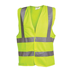 Ox Tools Yellow High Visibility Vest