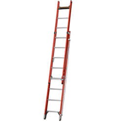 Werner ALFLO Utility Fibreglass Double Extension Ladder