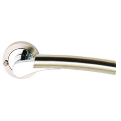 Dale Hardware Ultimo Privacy Lever On Round Rose Door Handle
