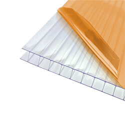 Axiome Clear 10mm Twinwall Polycarbonate Sheet 690mm Wide