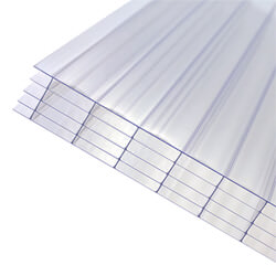 Axiome Clear 25mm Multiwall Polycarbonate Sheet 1250mm Wide