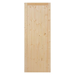 JB Kind Un-Finished Solid Pine Softwood Boarded External Door