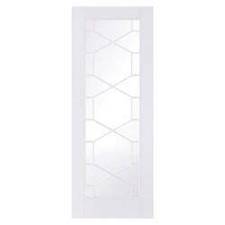 LPD Orly White Primed Plus 1L Internal Glazed Door