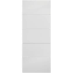 LPD Horizontal Un-Finished White Moulded 5P Internal Fire Door