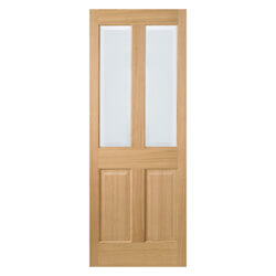 LPD Richmond Pre-Finished Oak 2P 2L Internal Glazed Door