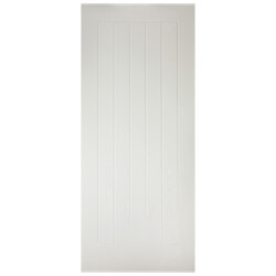 LPD Mexicano Pre-Finished White 5P External Door