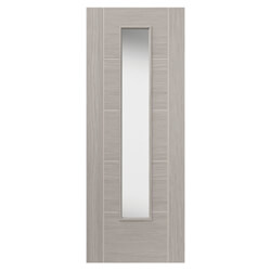 JB Kind Tigris Lava Laminate Grey 5P 1L Internal Glazed Door