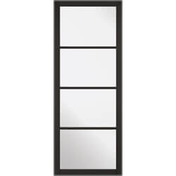 LPD Soho Primed Black 4L Internal Glazed Door
