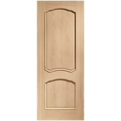 XL Joinery Louis Un-Finished Oak 2P Internal Door