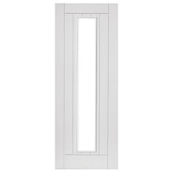 JB Kind Phoenix White Primed 1P 1L Internal Glazed Door