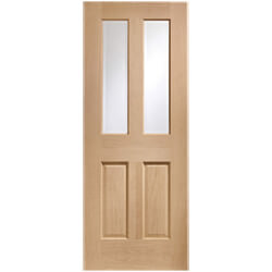 XL Joinery Malton Un-Finished Oak Internal Glazed Door