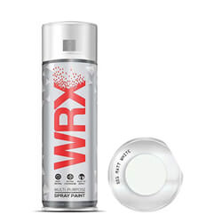 WRX Spray Paint 501 Matt White Solvent Based Acrylic Aerosol - 400ml