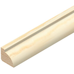 Cheshire Mouldings 9mm Thick Glass Bead Pine 2400mm Length