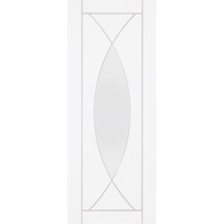 XL Joinery Pesaro White Primed 4P 1L Internal Glazed Door