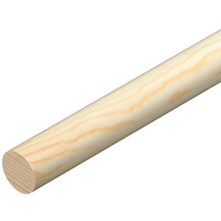 Cheshire Mouldings Pine Dowel 2400mm Length