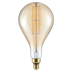 Inlight BT180 Amber Warm White Dimmable LED E27 Filament Bulb