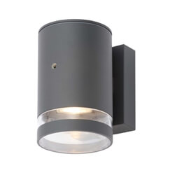 Zinc Lens Anthracite Wall Mounted Downlight