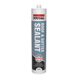 Soudal Trade Roof And Gutter Black Sealant 300ml