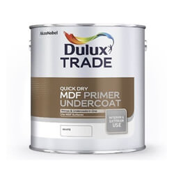 Dulux Trade Quick Dry MDF White Primer 2.5 Litres