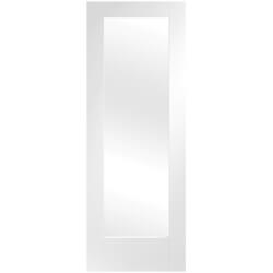 XL Joinery Pattern 10 White Primed 1L Internal Obscure Glazed Door
