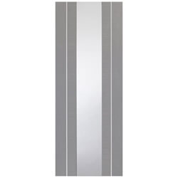 XL Joinery Forli Fully Finished Light Grey 1L Internal Glazed Door